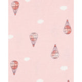 Pyjamas 4 Pièces en Coton Fille Carter's - Montgolfière