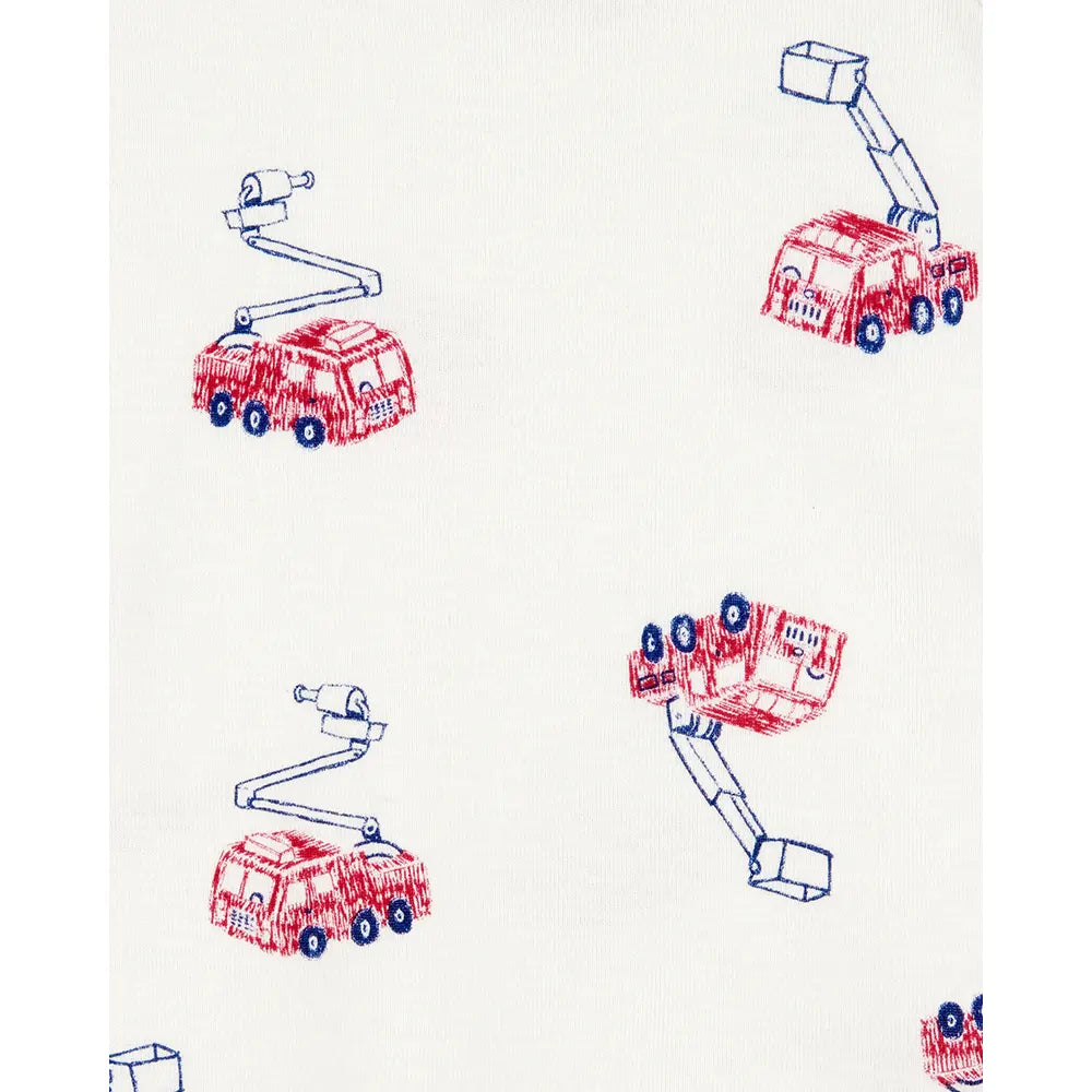 Carter's Boy's 4-Piece Cotton Pajama Set - Firefighter
