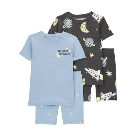 Pijama de 4 piezas para niño Carter's - Espacio
