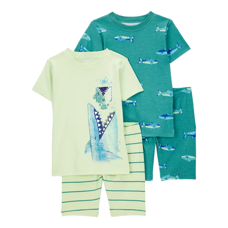 Pijama de 4 piezas para niño Carter's - Tiburón