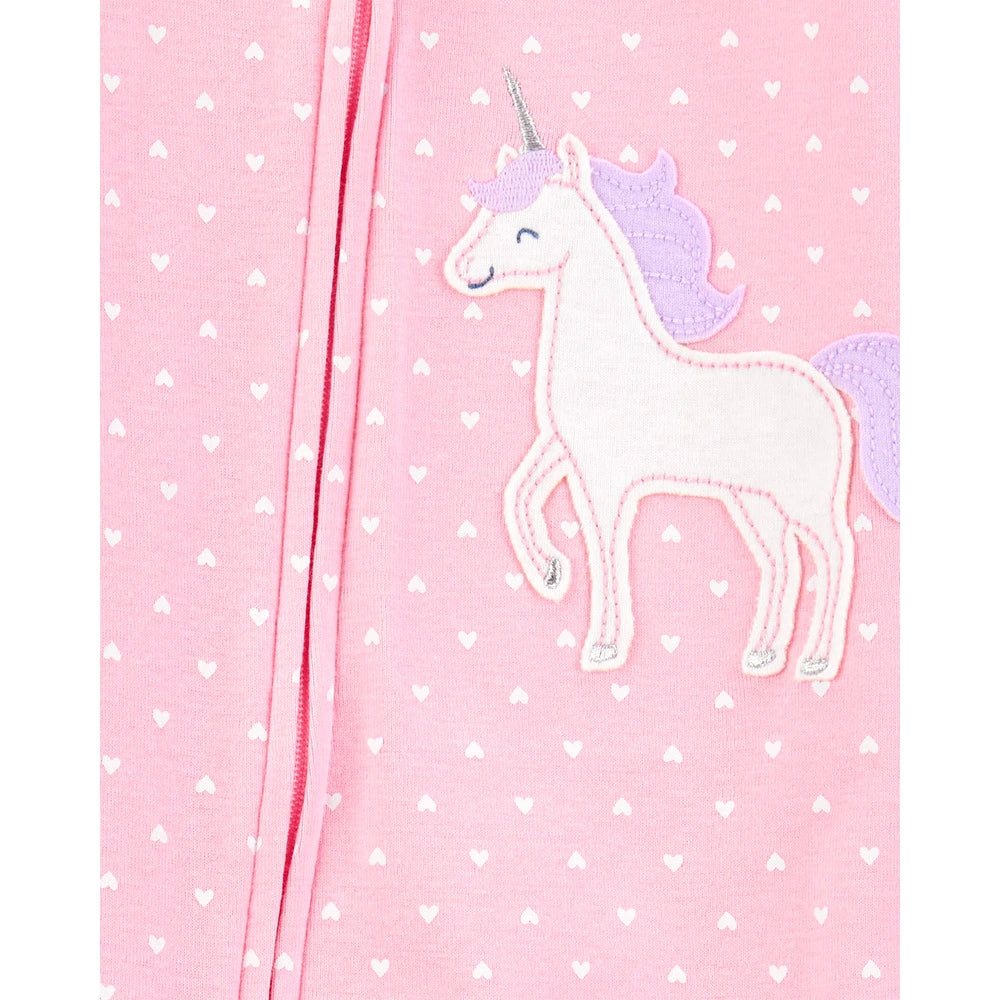 Grenouillère en Coton Bébé Fille Carter's - Licorne