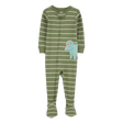 Pyjama dors-bien rayé dinosaure garçon - Coton