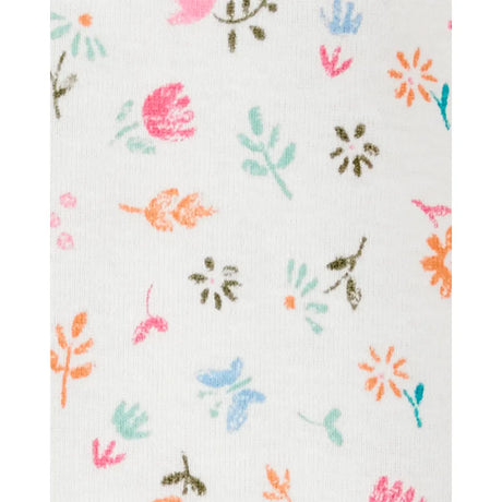 Pyjama 1 pièce sans pieds floral fille - Coton