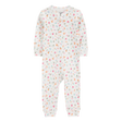 Pyjama 1 pièce sans pieds floral fille - Coton