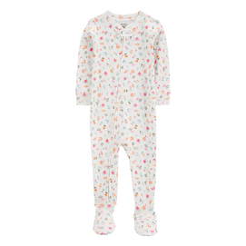 Pyjama dors-bien fleuri pour fille - 100% Coton