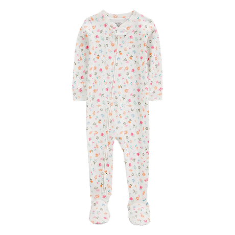Pyjama dors-bien fleuri pour fille - 100% Coton