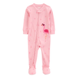 Pyjama dors-bien flamant rose fille - Coton