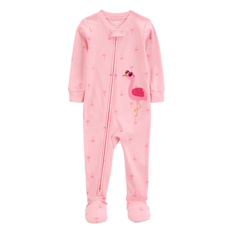 Pyjama dors-bien flamant rose fille - Coton