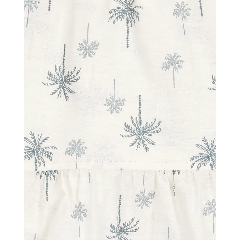 Ensemble débardeur et short palmiers fille