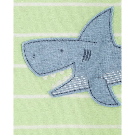 Pyjama 1 pièce sans pieds requin garçon - Coton
