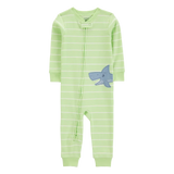 Pyjama 1 pièce sans pieds requin garçon - Coton