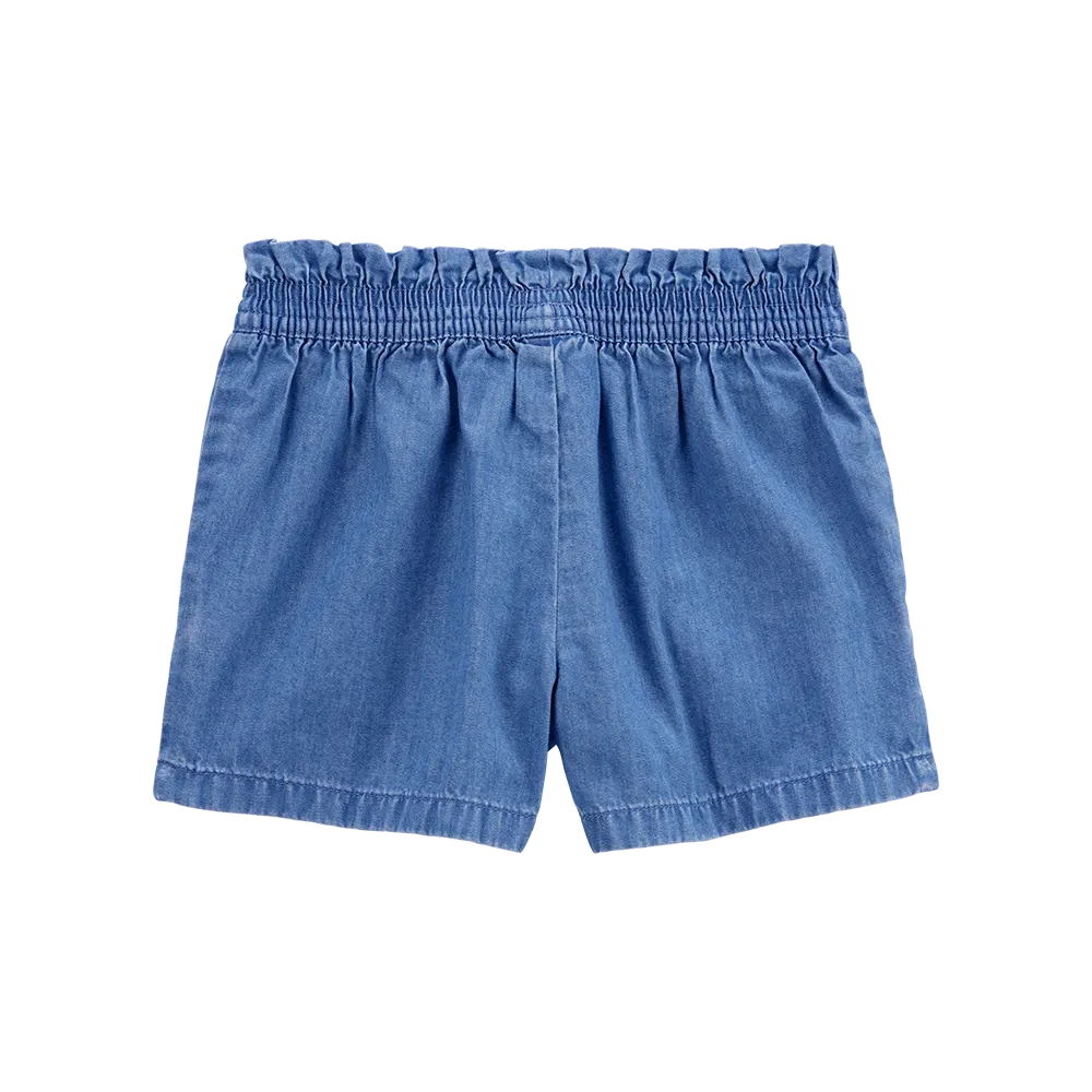Carter's Girl's Pull-On Shorts - Chambray