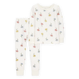 Pyjama 2 pièces PurelySoft imprimé floral fille