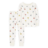 Pyjama 2 pièces PurelySoft imprimé floral fille