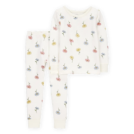 Pyjama 2 pièces PurelySoft imprimé floral fille
