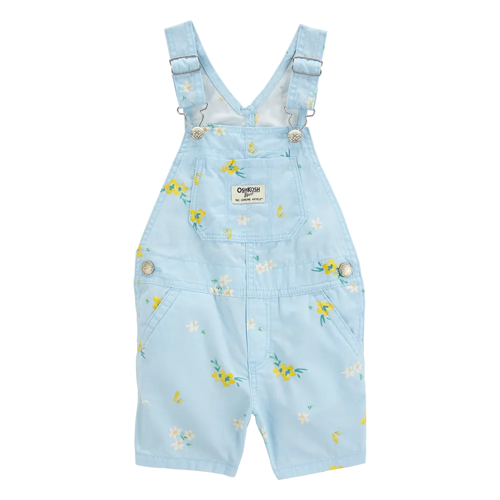 Salopette courte à fleurs et rayures fille - OshKosh