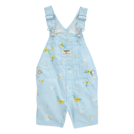 Salopette courte à fleurs et rayures fille - OshKosh