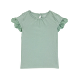 Haut à manches papillon pour fille - OshKosh Vert