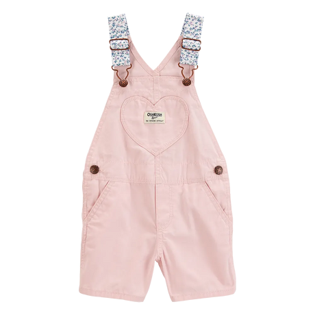 Salopette courte à cœur fille - OshKosh Rose