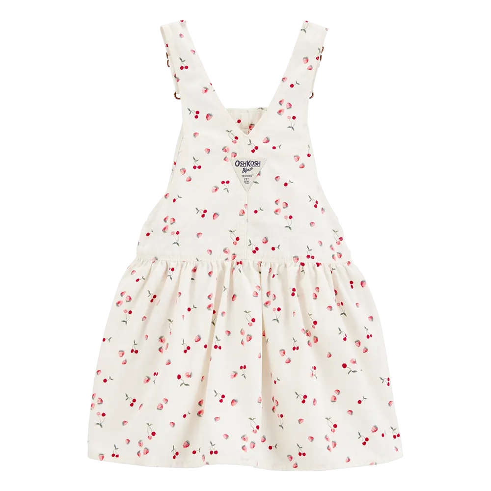 Robe-salopette à imprimé cerise fille - OshKosh