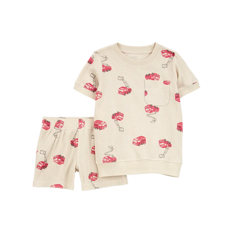 Camiseta y short para niño Carter's - Bombero