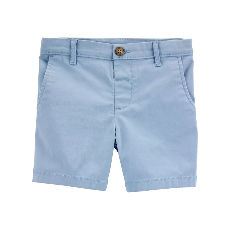 Carter's Boy's Stretch Chino Shorts - Blue