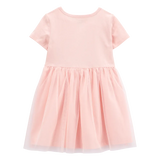 Carter's Girl's Short-Sleeve Tutu Dress - Pink Bunny