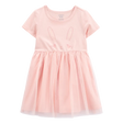 Robe tutu à manches courtes lapin fille - Rose