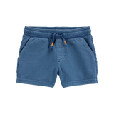 Short en molleton à enfiler garçon - Bleu