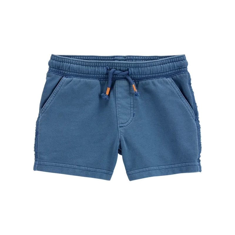 Short de felpa sin cierre para niño Carter's - Azul