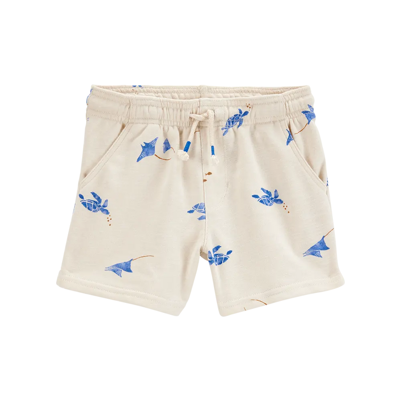 Carter's Boy's Fleece Shorts - Ivory Sailor