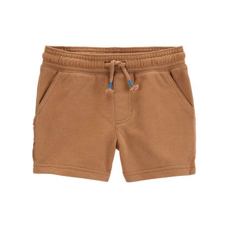Short de felpa sin cierre para niño Carter's - Marrón