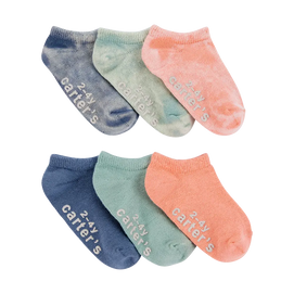 Lot de 6 paires de socquettes tie-dye garçon