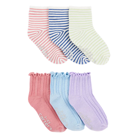 Lot de 6 paires de chaussettes fille (2-5 ans)