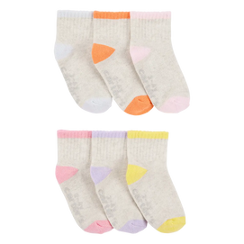 Lot de 6 paires de chaussettes fille (2-5 ans)