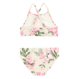 لباس سباحة من 3 قطع مضاد للأشعة فوق البنفسجية للبنات من كارترز - بنقشة زهور وردية
