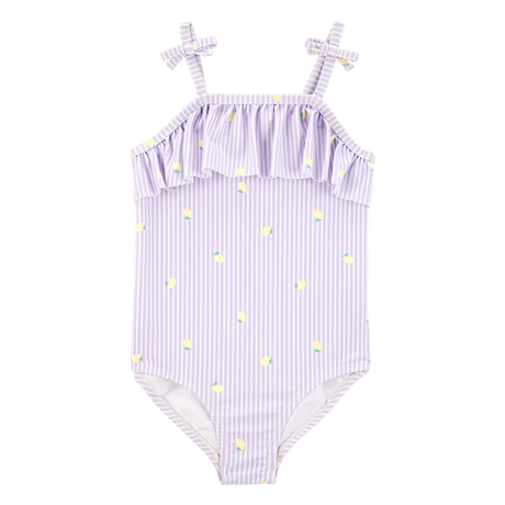 Traje de baño para niña Carter's - Rayas y limón