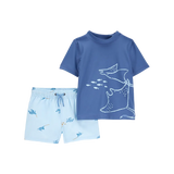Maillot de Bain 2 Pièces Anti-UV Garçon Carter's - Bleu