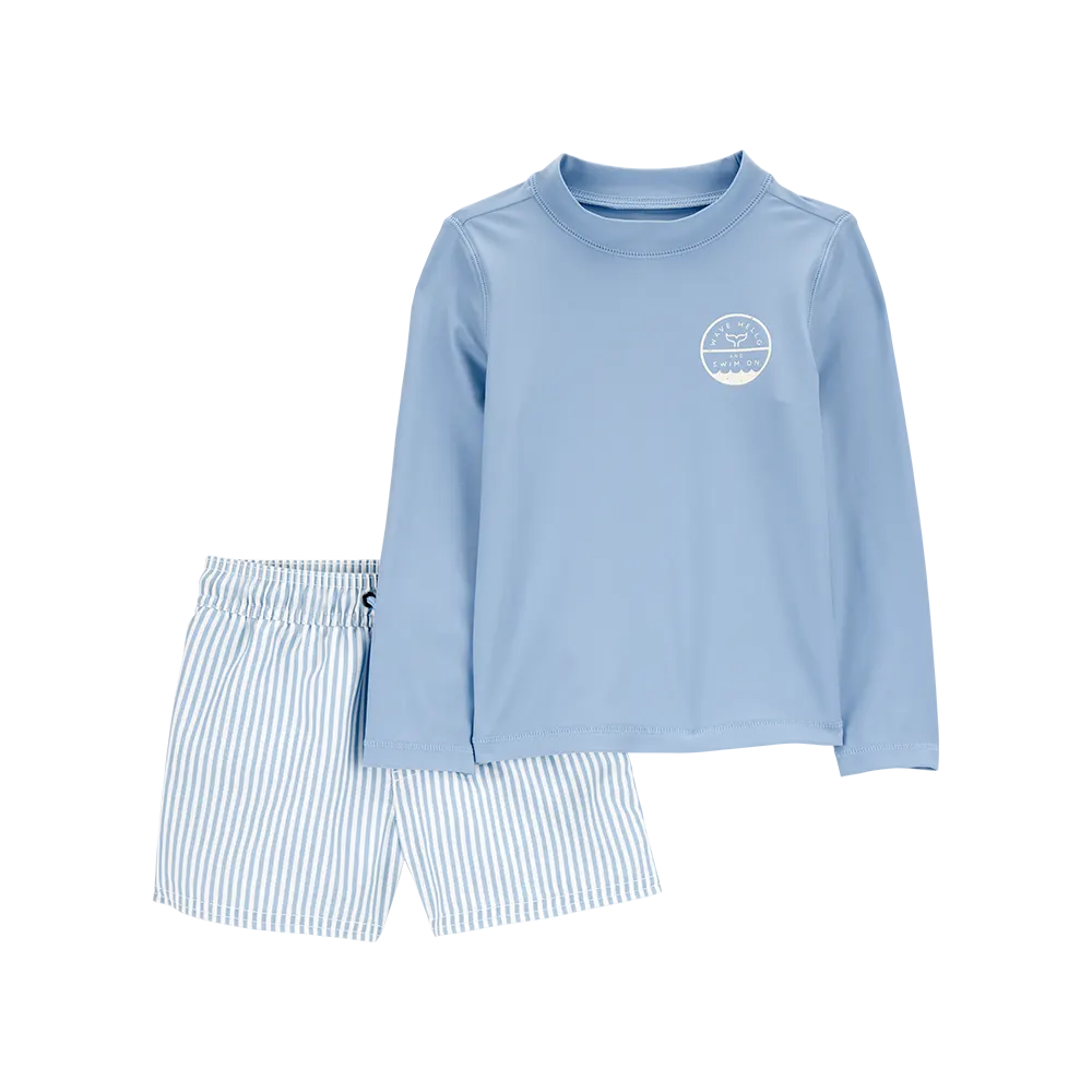 Ensemble maillot de bain anti-UV 2 pièces garçon