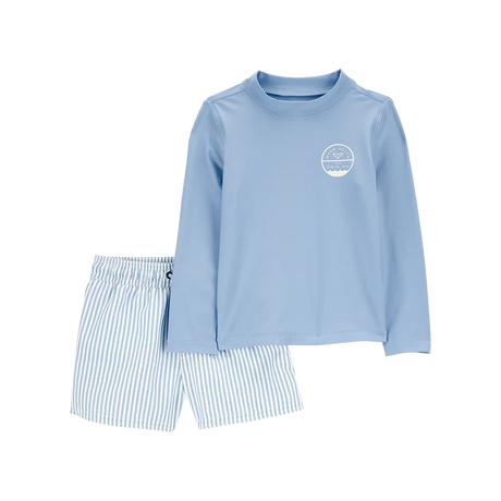 Traje de baño de 2 piezas anti-UV para niño Carter's - Azul