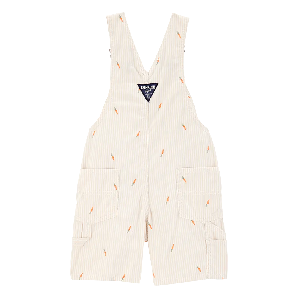 Salopette courte rayée carotte garçon - OshKosh