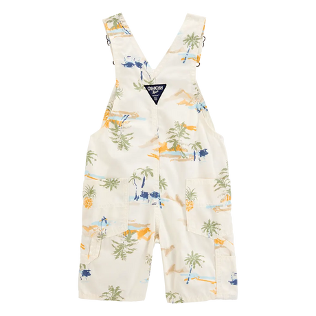 Salopette courte en toile tropicale garçon - OshKosh