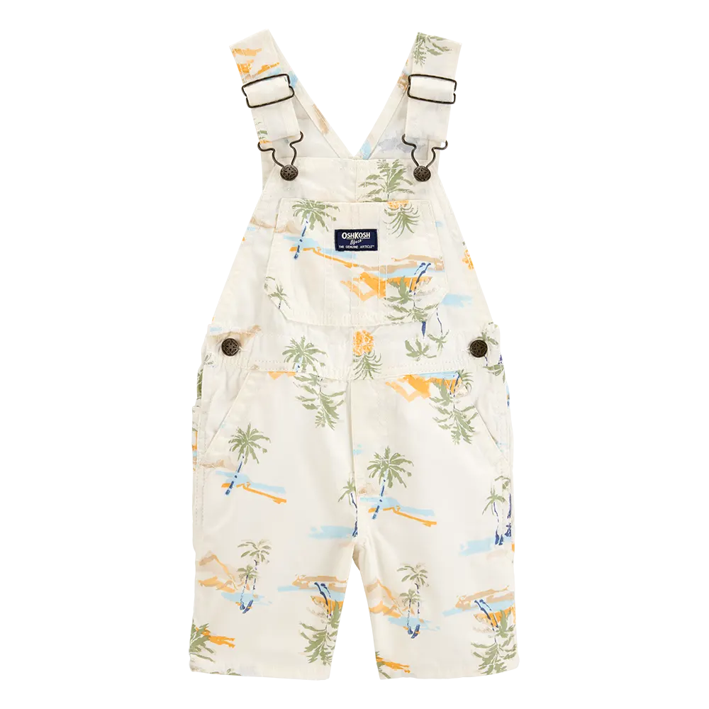 Salopette courte en toile tropicale garçon - OshKosh