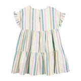 Vestido escalonado a rayas Carter's - Multicolor
