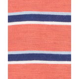 Henley Rayé en Coton Garçon Carter's - Orange & Bleu
