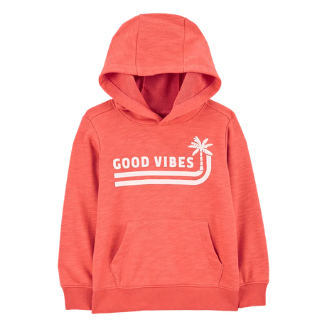 Sweat à Capuche en Tricot Garçon Carter's - Orange Palmiers