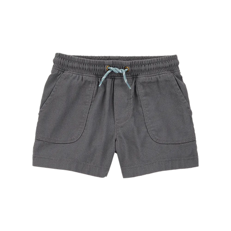 Short de sarga sin cierre para niño Carter's - Gris