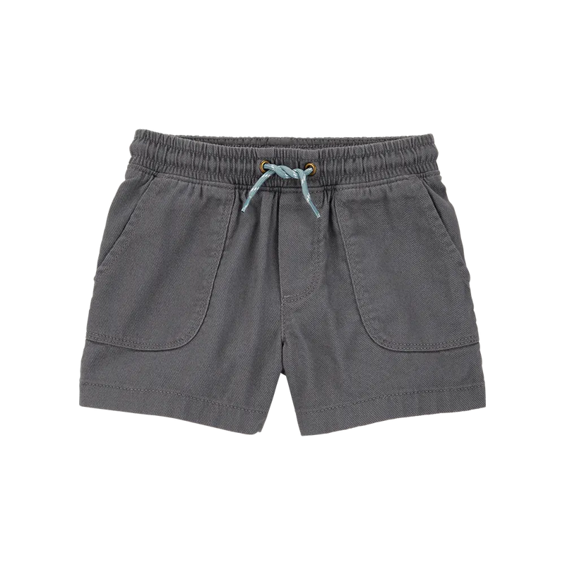 Carter's Boy's Pull-On Twill Shorts - Gray