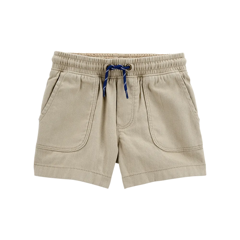 Carter's Boy's Pull-On Twill Shorts - Khaki