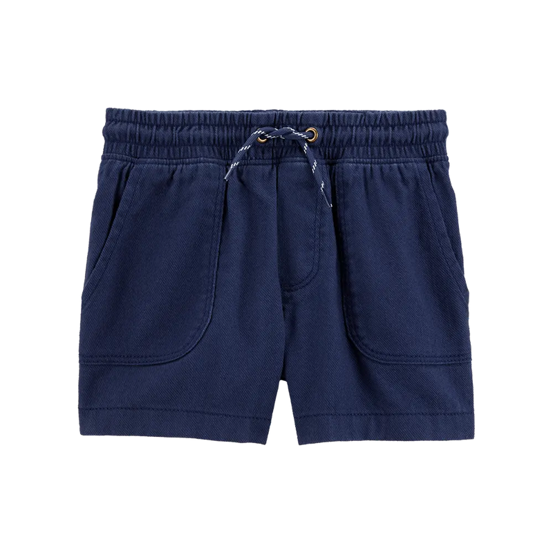 Carter's Boy's Pull-On Twill Shorts - Navy Blue
